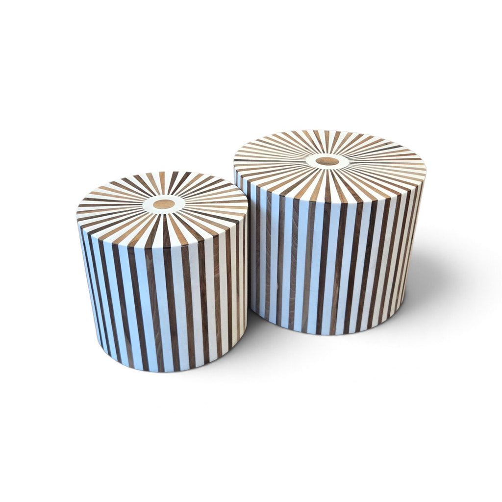Tables Duo Brown & white