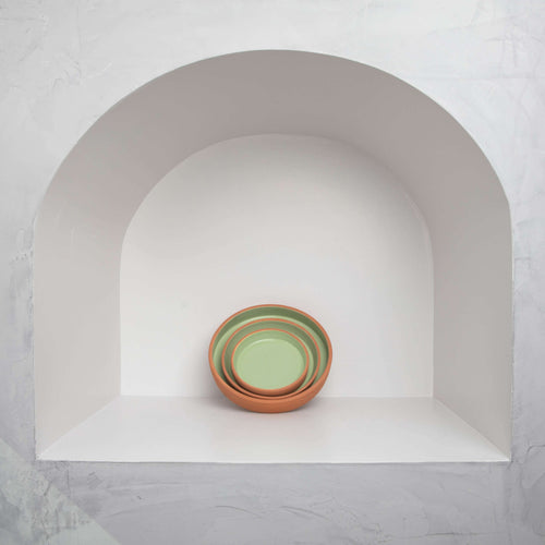 Lot de 3 Assiettes Tourba