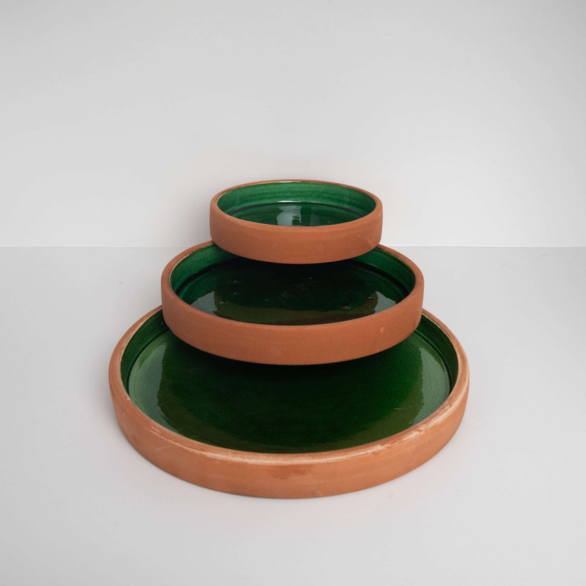Lot de 3 Assiètes Tourba