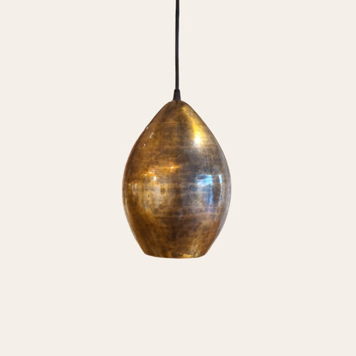 Suspension Oeuf Cuivre Noir
