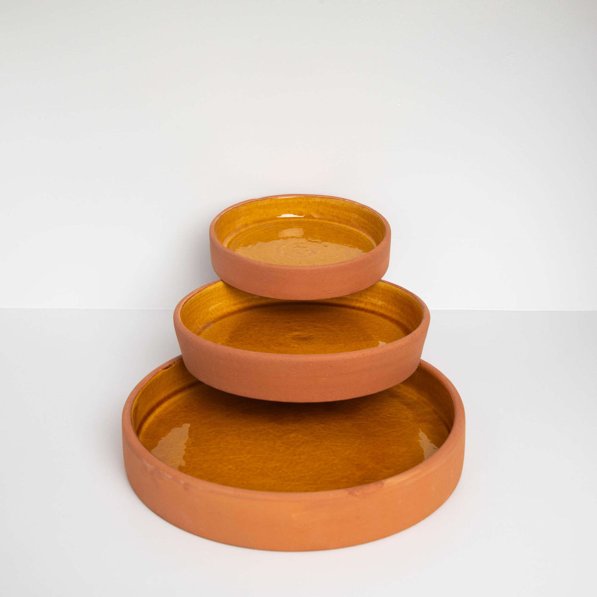 Lot de 3 Assiettes Tourba