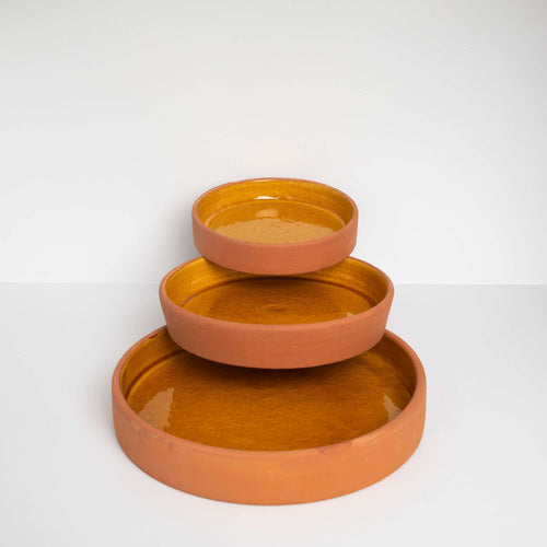 Lot de 3 Assiettes Tourba