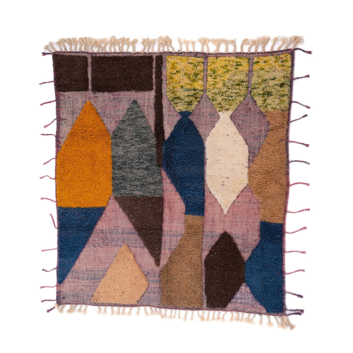 Tapis Beni Ourain — pièce 190×180 cm